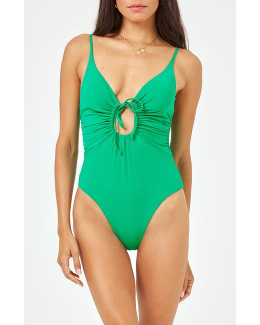 L*Space Piper Keyhole One-Piece Swimsuit