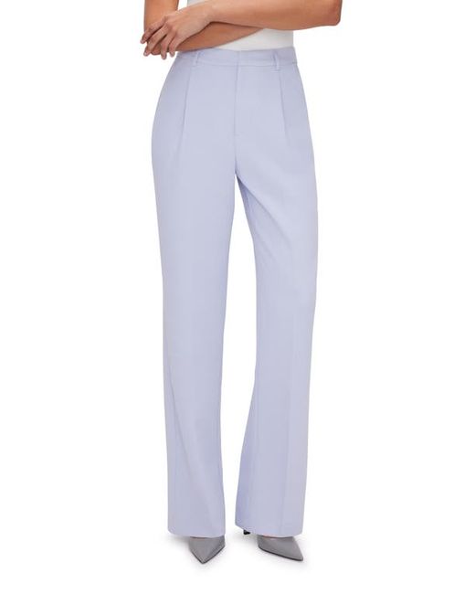 Good American Luxe Suiting Column Wide Leg Trousers