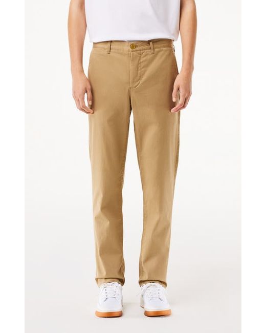 Lacoste Slim Fit Stretch Cotton Chinos