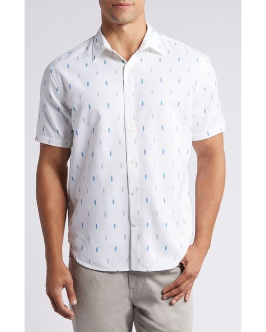 Fundamental Coast Boards Short Sleeve Recycled Polyester Button-Up Shirt