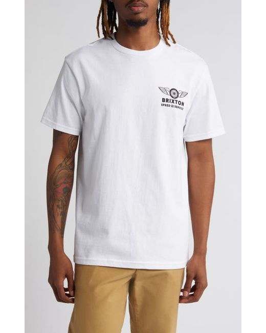 Brixton Spoke Cotton Graphic T-Shirt