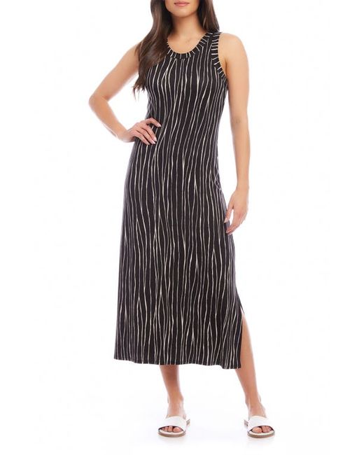 Karen Kane Stripe Sleeveless Midi Dress