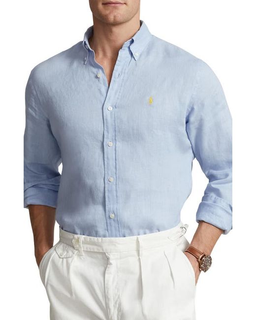 Polo Ralph Lauren Classic Fit Linen Button-Down Shirt