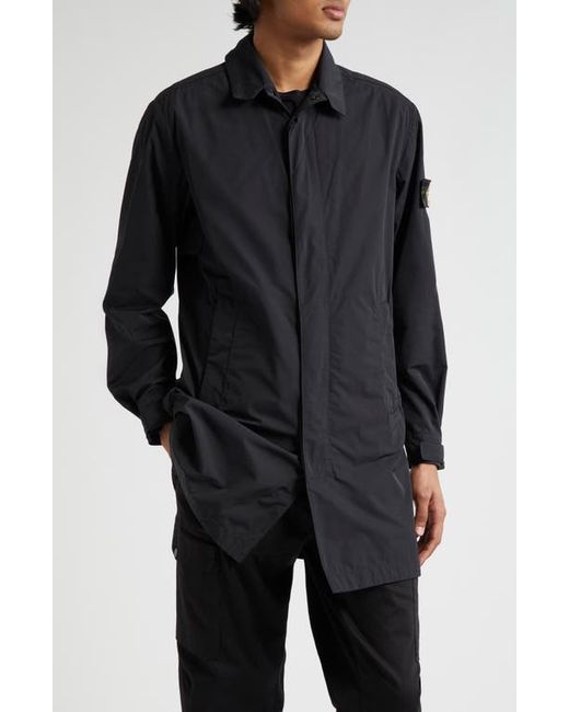Stone Island Water Resistant Microtwill Trench Coat