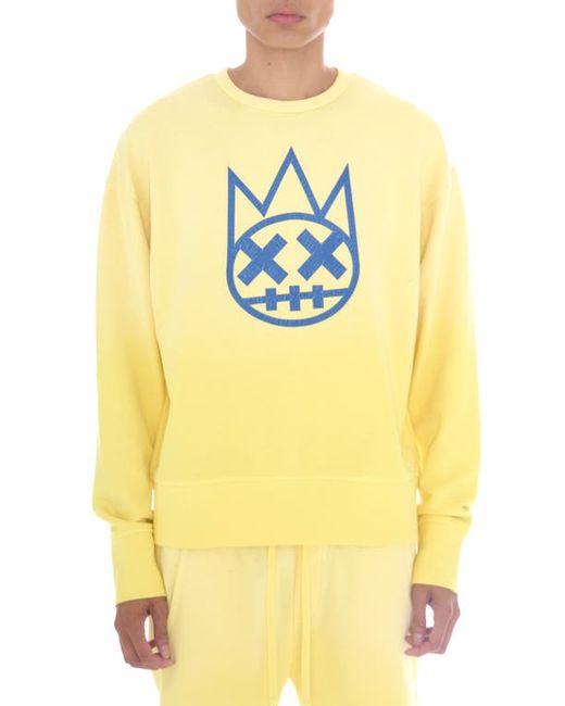 Cult Of Individuality Shimuchan Flocked Logo Graphic Sweatshirt