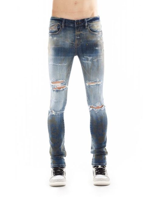 Cult Of Individuality Punk Ripped Super Skinny Jeans