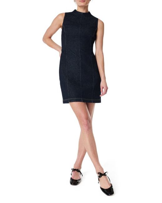 Spanx® SPANX Seamed Stretch Denim Sleeveless Shift Dress