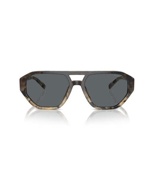 Michael Kors Zurich 57mm Aviator Sunglasses