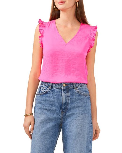 Vince Camuto Pleated Ruffle Blouse