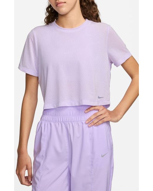 Nike One Classic Breathe Dri-FIT T-Shirt Lilac Bloom/Black