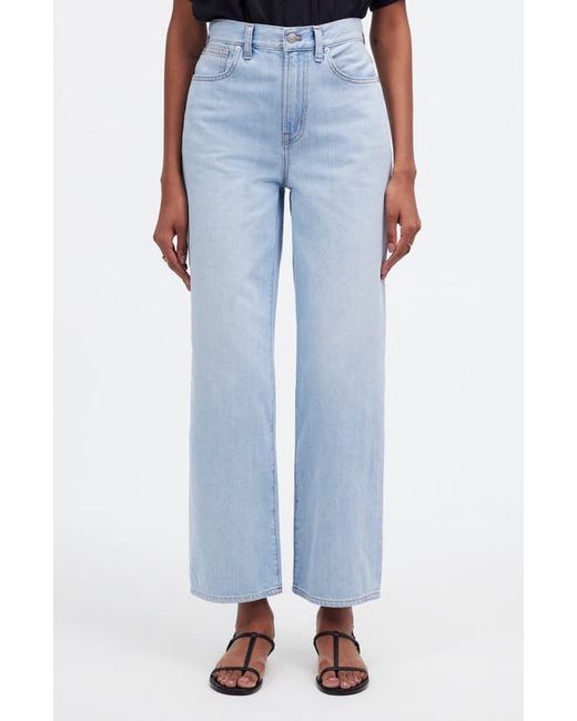 Madewell The Perfect Crop Wide Leg Jeans