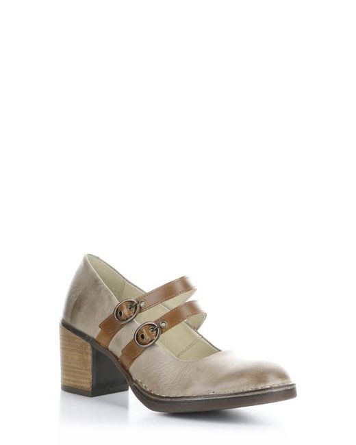 FLY London Baly Mary Jane Pump Taupe/Camel
