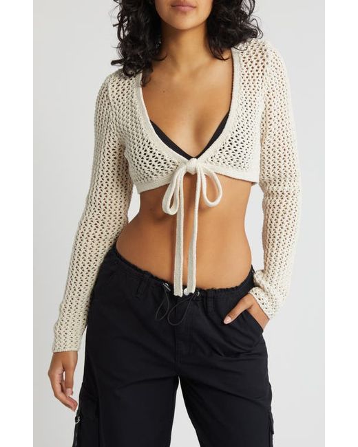 PacSun Beach Vibes Tie Front Cardigan