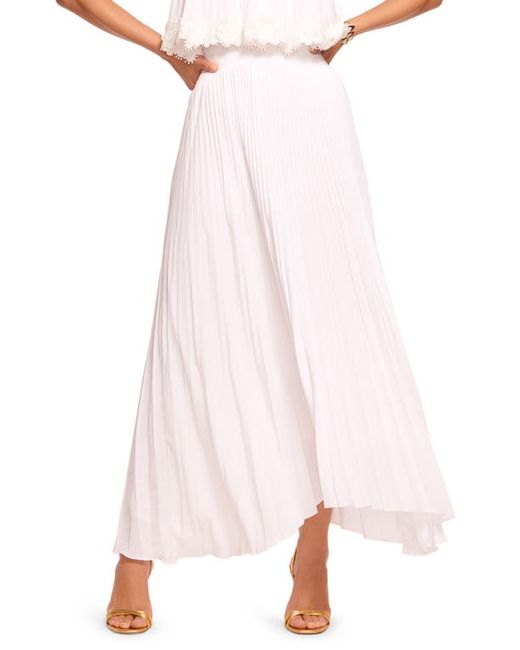 Ramy Brook Winifred Pleated Asymmetric Maxi Skirt