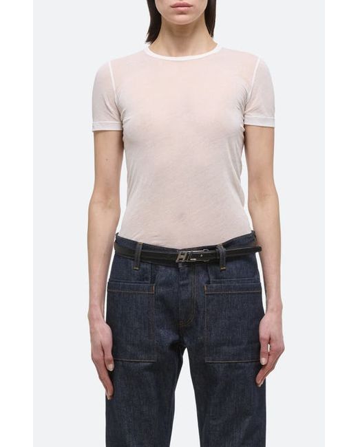 Helmut Lang Zeroscape Mesh Cotton Jersey T-Shirt