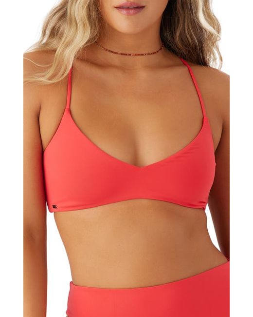O'Neill Huntington Saltwater Solids Bikini Top