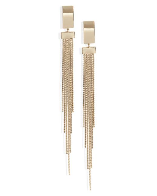 Nordstrom Chain Fringe Linear Drop Earrings
