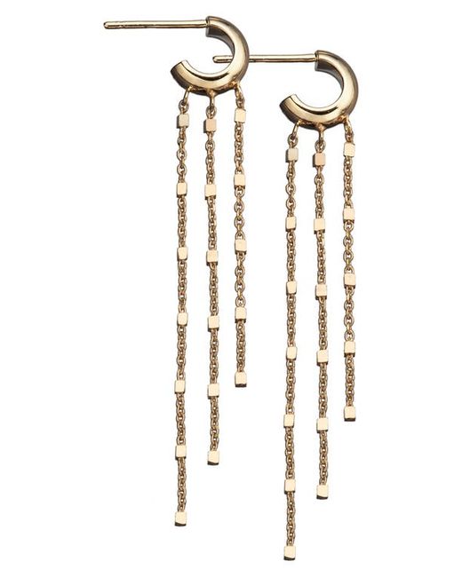 Jennifer Zeuner Chain Drop Hoop Earrings