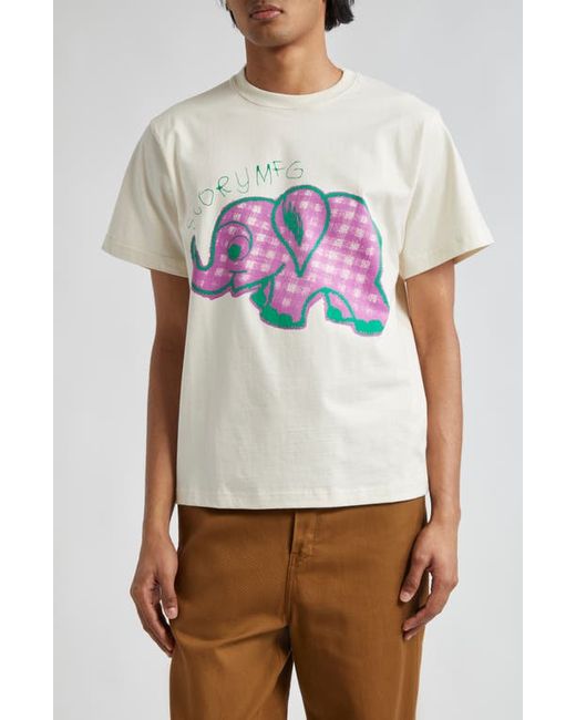 STORY mfg. Story mfg. Grateful Elephant Organic Cotton Graphic T-Shirt
