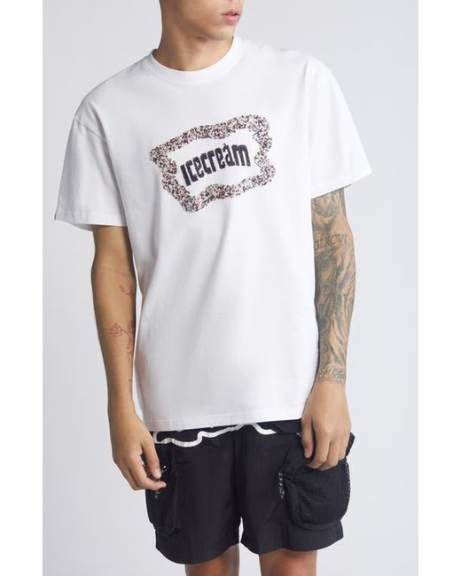 Icecream Flag Cotton Graphic T-Shirt