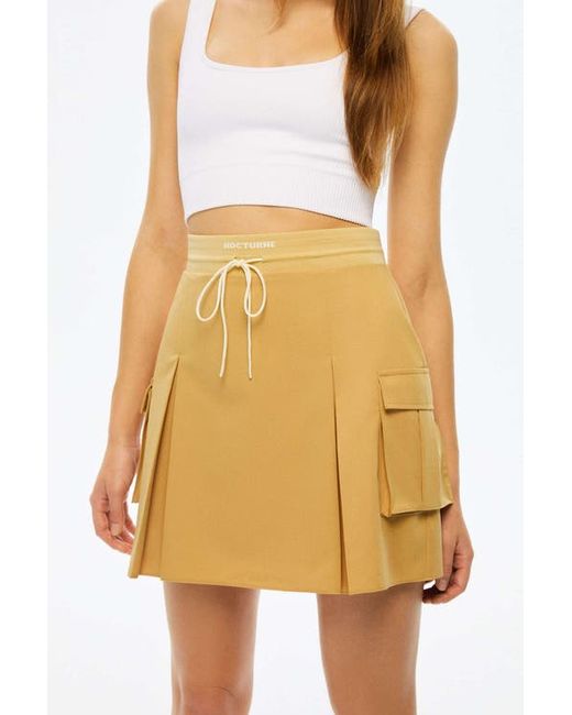 Nocturne High-Waisted Ribbed Mini Skirt