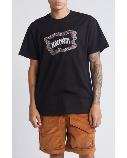 Icecream Flag Cotton Graphic T-Shirt