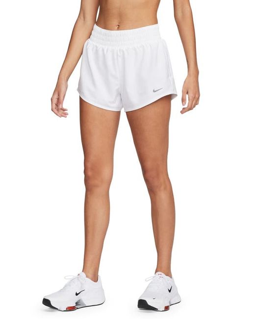 Nike Dri-FIT One Shorts White/Reflective
