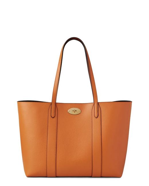 Mulberry Bayswater Leather Tote Sunset