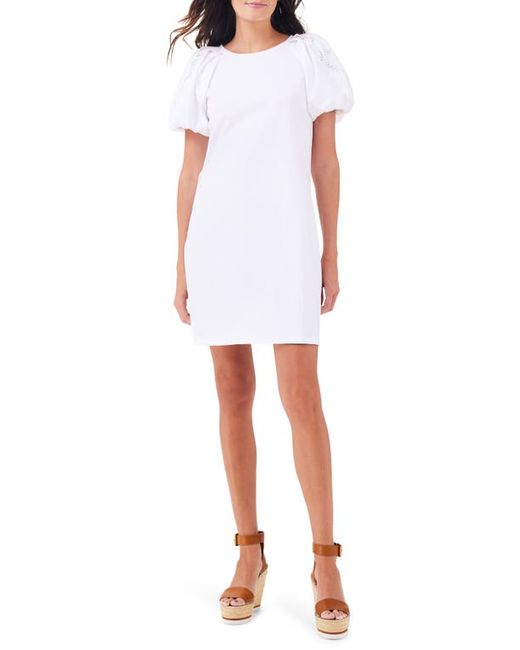 Nic+Zoe Puff Sleeve Cotton T-Shirt Dress