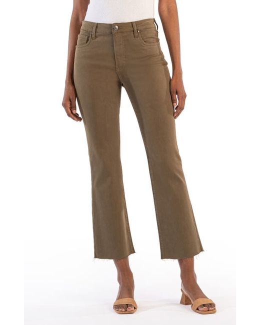 KUT from the Kloth Kelsey High Waist Flare Ankle Jeans