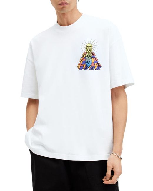 AllSaints Plateau Cotton Graphic T-Shirt