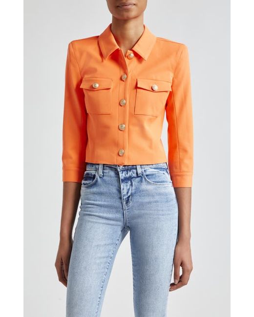 L'agence Kumi Fitted Crop Jacket