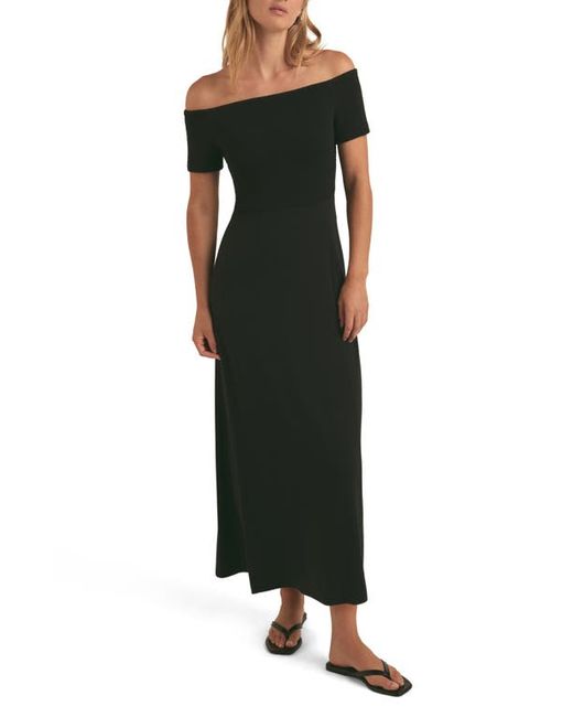Favorite Daughter The Genevieve Off the Shoulder Maxi Dress