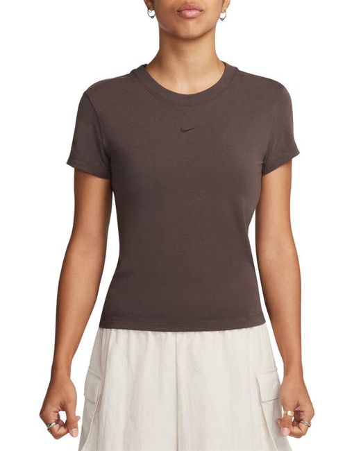 Nike Sportswear Club Chill Knit Mod Crop T-Shirt Baroque
