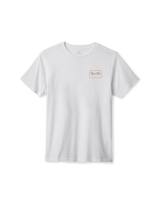 Brixton Grade Short Sleeve Graphic T-Shirt White Clay/Sand
