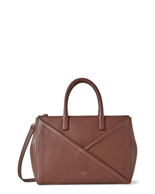 Mulberry Micro M Zipped Leather Top Handle Bag