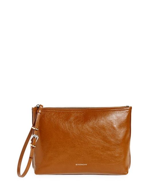 Givenchy Voyou Leather Zip Pouch
