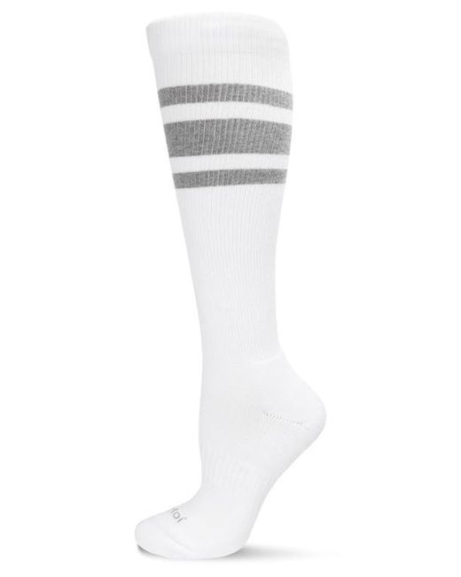 Memoi Stripe Performance Knee High Compression Socks