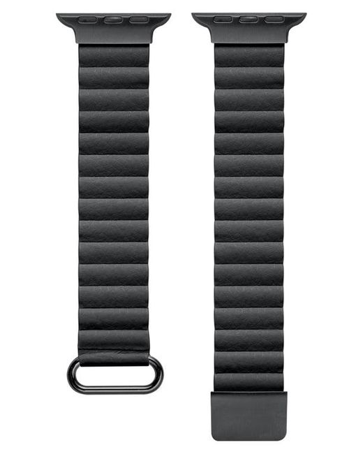The Posh Tech Dakota Magnetic Leather Apple Watch Watchband