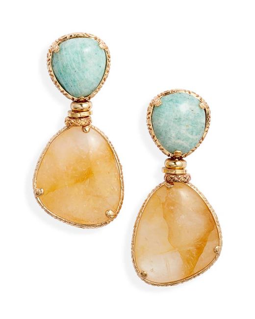 Gas Bijoux Silia Semiprecious Stone Drop Earrings