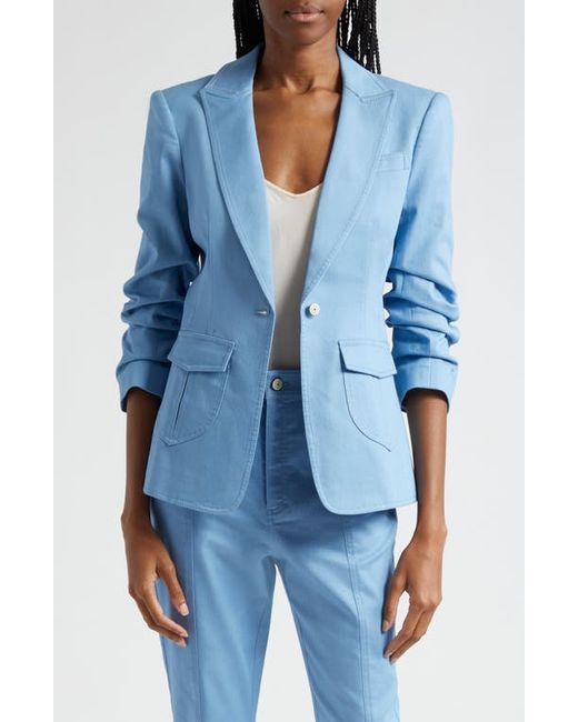 Cinq a Sept Louisa Ruched Sleeve Blazer