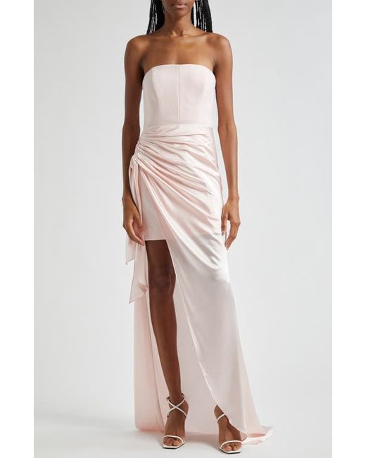 Cinq a Sept Rania Strapless High-Low Gown