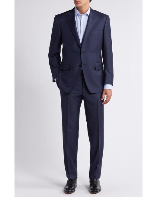 Canali Solid Wool Suit