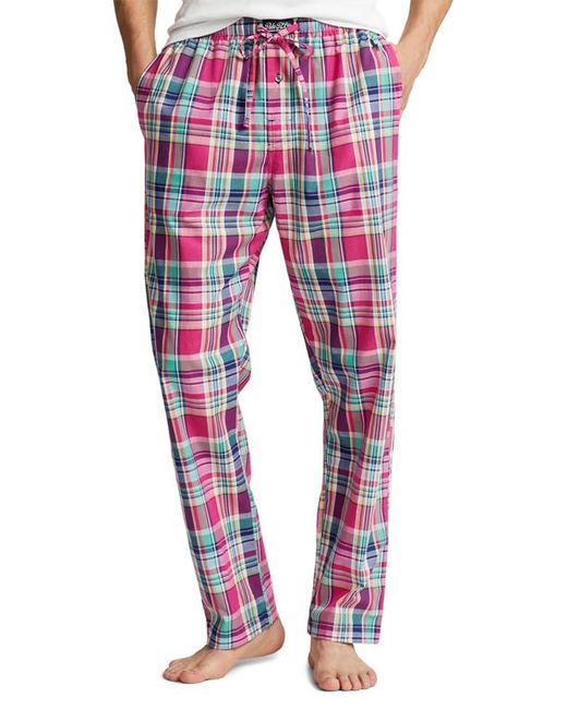 Polo Ralph Lauren Paloma Plaid Cotton Drawstring Pajama Pants