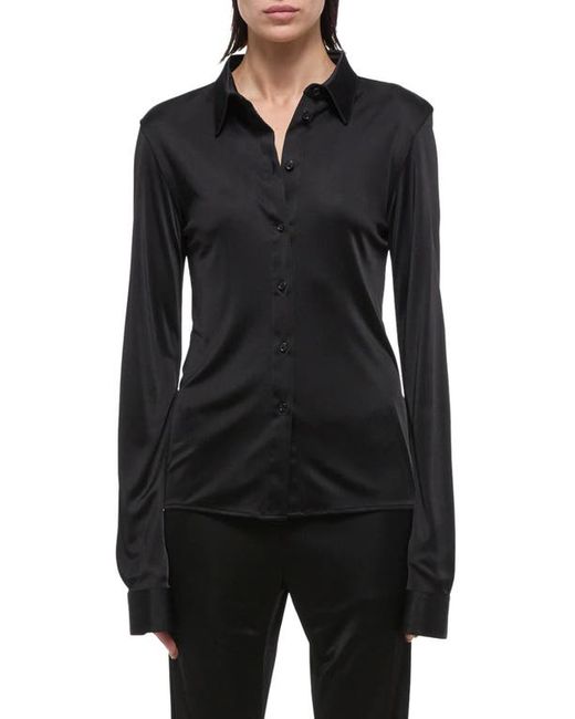 Helmut Lang Fluid Slim Fit Button-Up Shirt