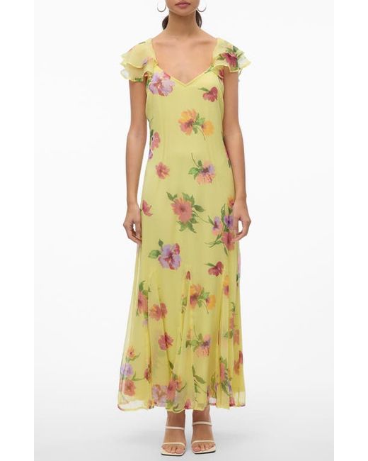 Vero Moda Smilla Floral Print Ruffle Dress