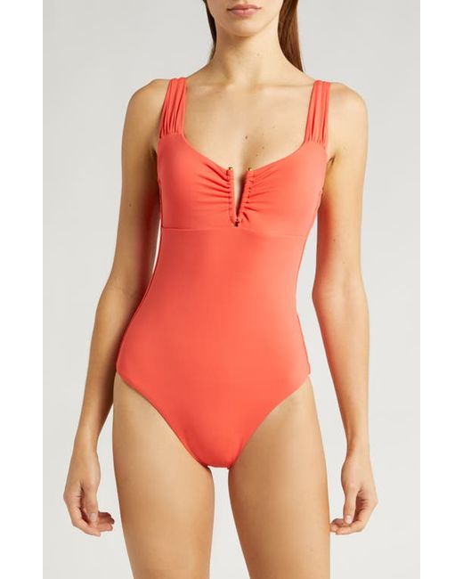 Becca Code V-Wire One-Piece Swimsuit