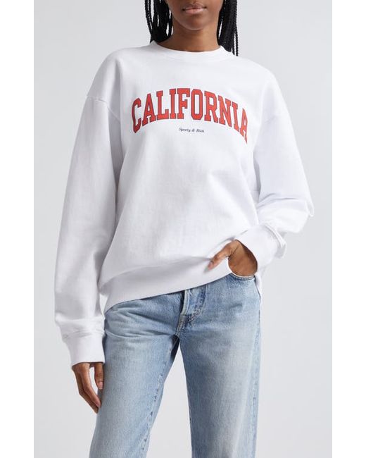 Sporty & Rich California Graphic Sweatshirt