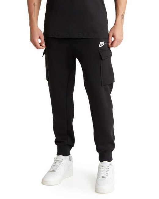 Nike Club Fleece Cargo Pocket Joggers Black