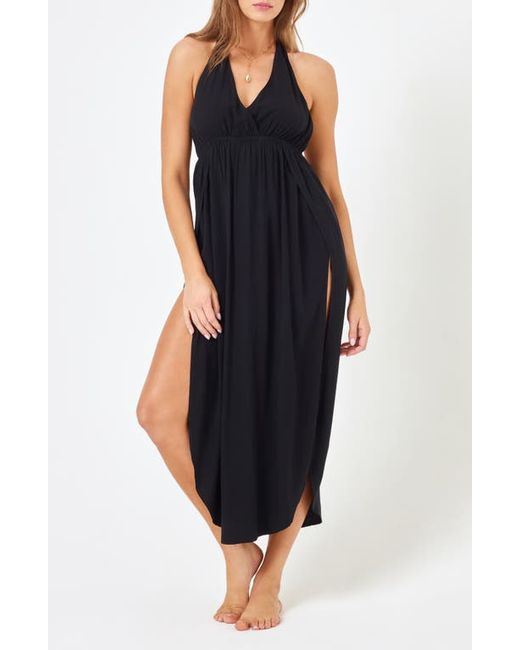 L*Space Marina Halter Cover-Up Dress